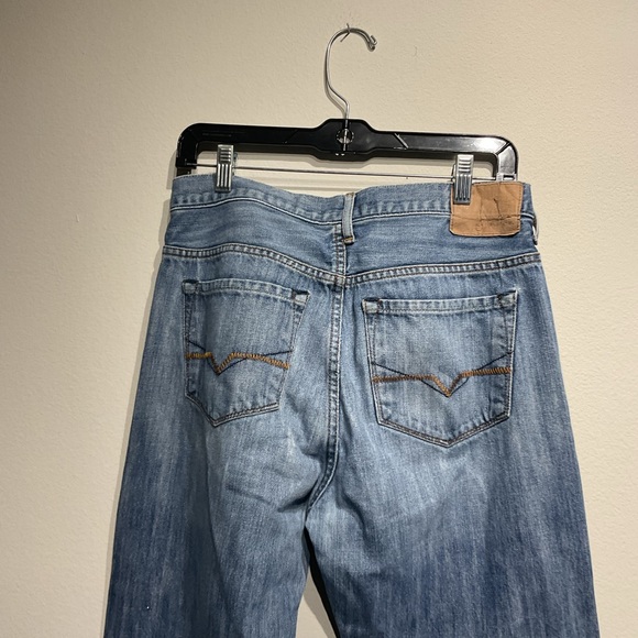 Levi's 514 Slim Straight Relaxed Fit Light Blue Jeans 32 x 27 Vintage Fit Jeans - Picture 6 of 10